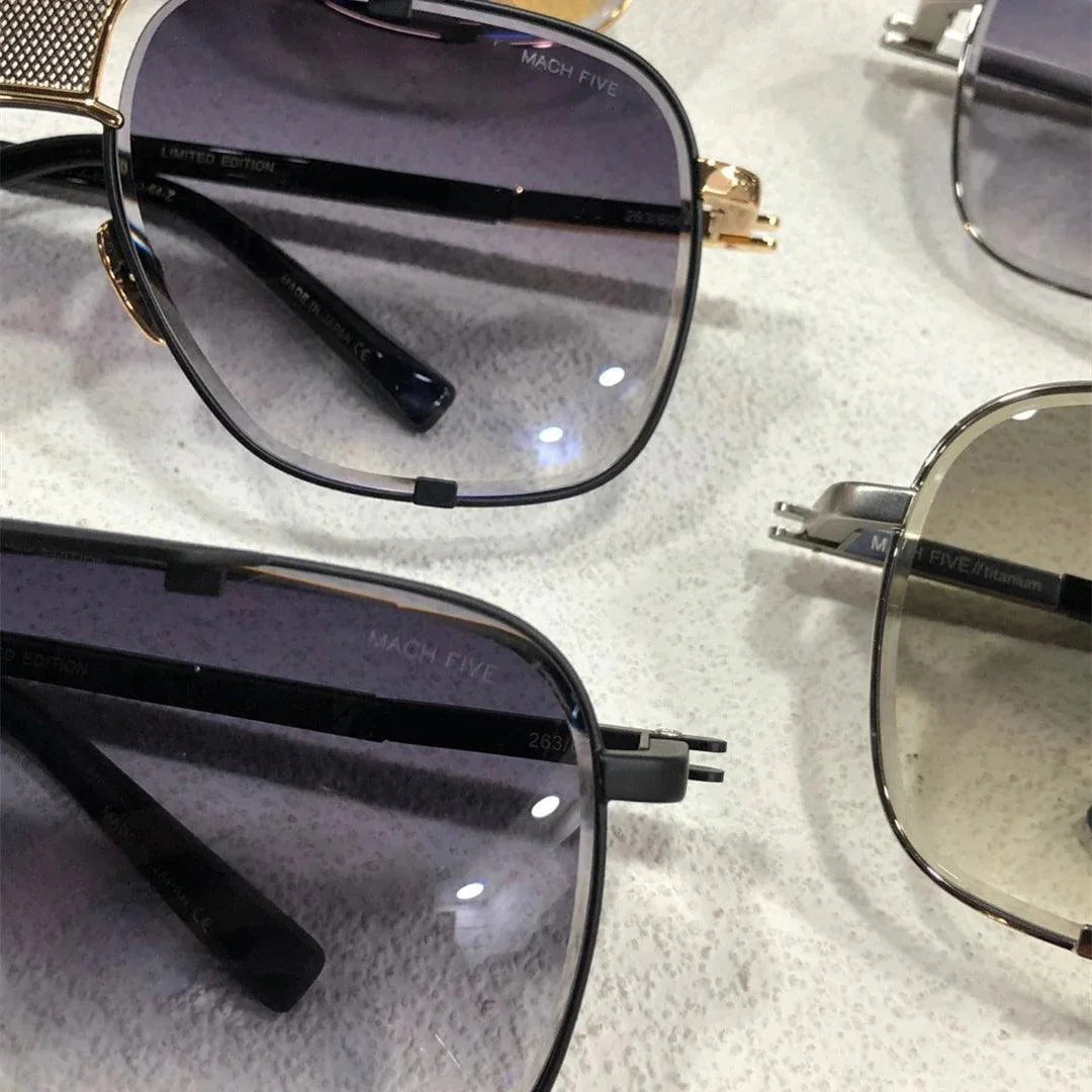 Mach five high quality titanium fashionable sunglasses