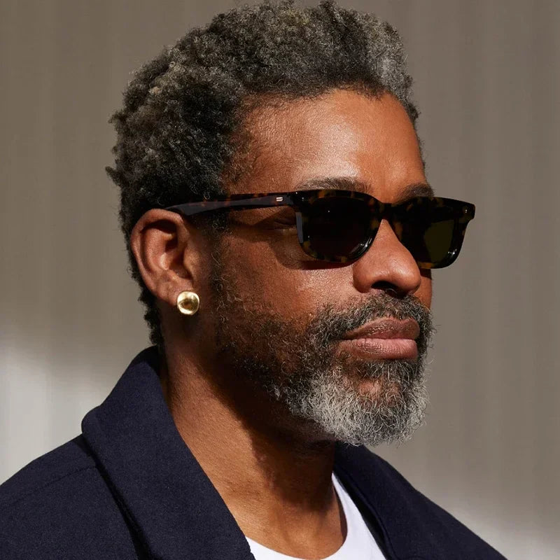 Lemtosh KLUTZ rectangle sunglasses vintage inspired acetate luxury