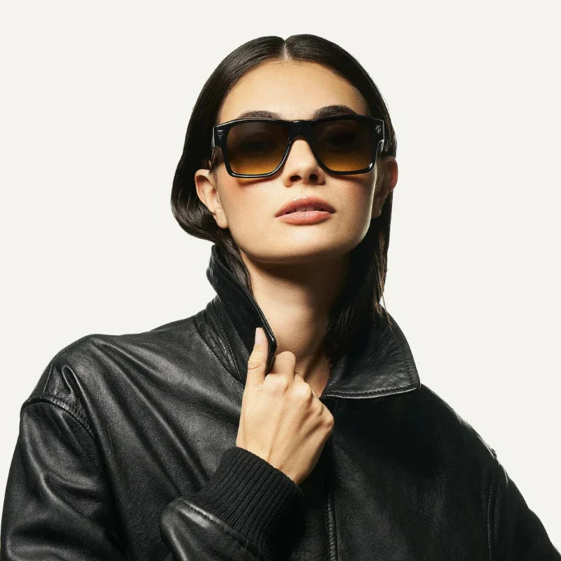 japanese vintage thick acetate sunglasses – unisex square fashion eyewear by estoque | high quality designer style