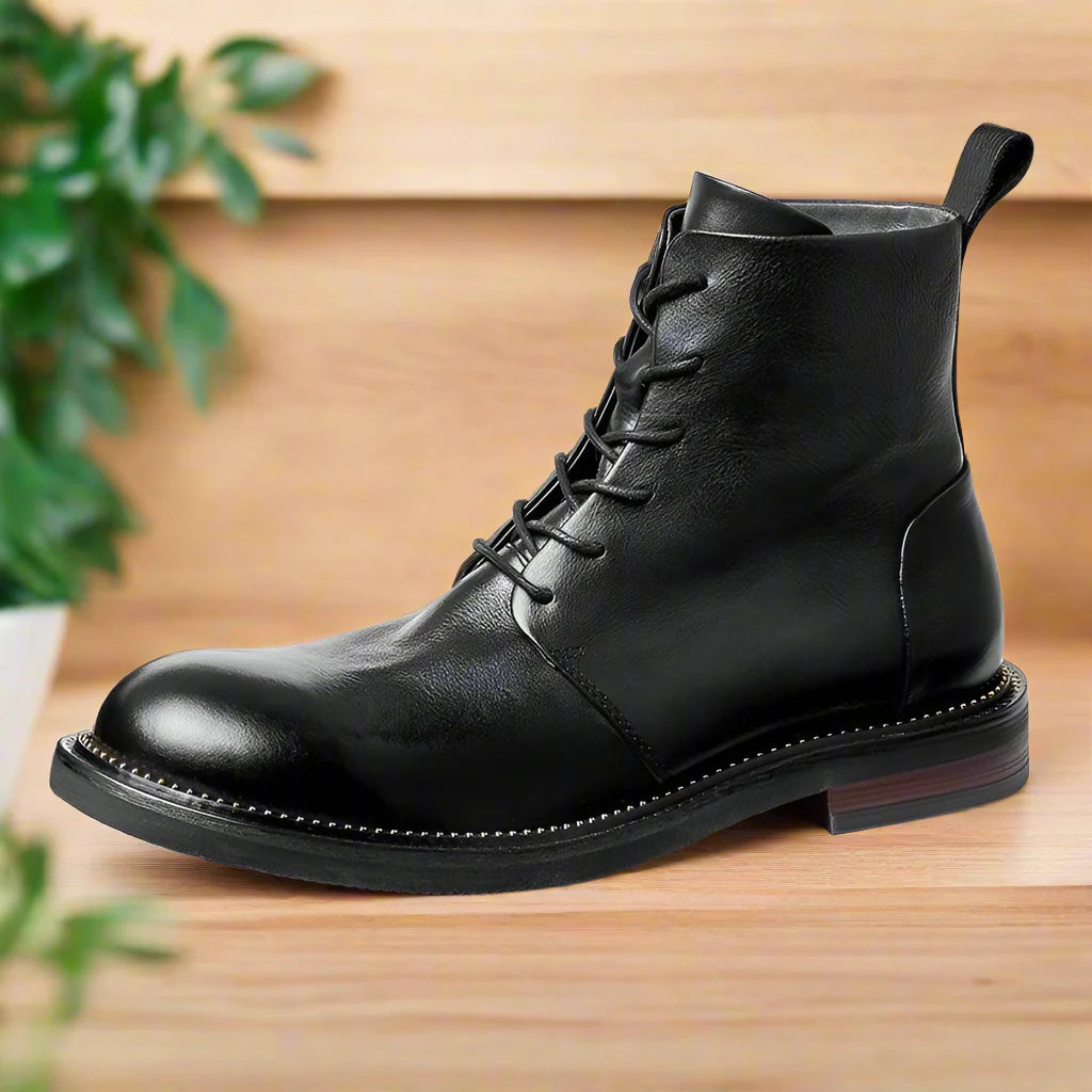Handmade high quality soft leather boots in British style