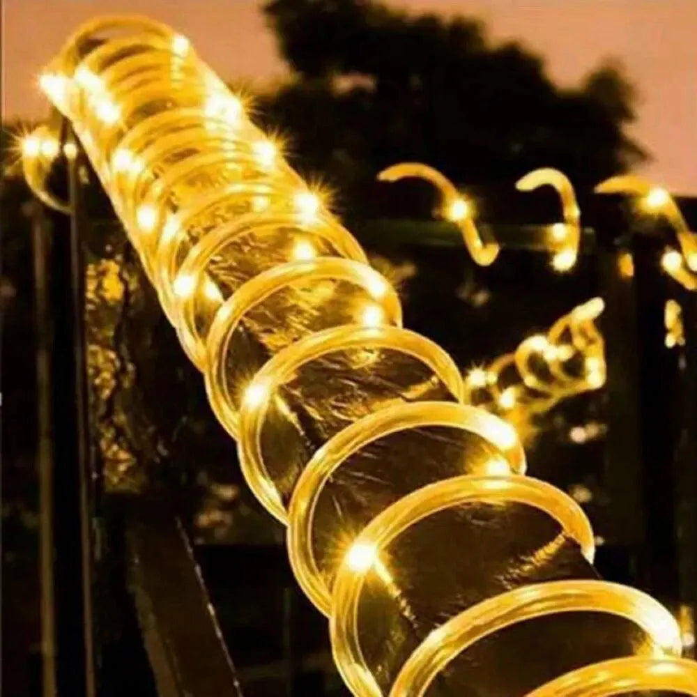 Solar Rope Lights Solar LED Light Path Deck Outdoor Garden