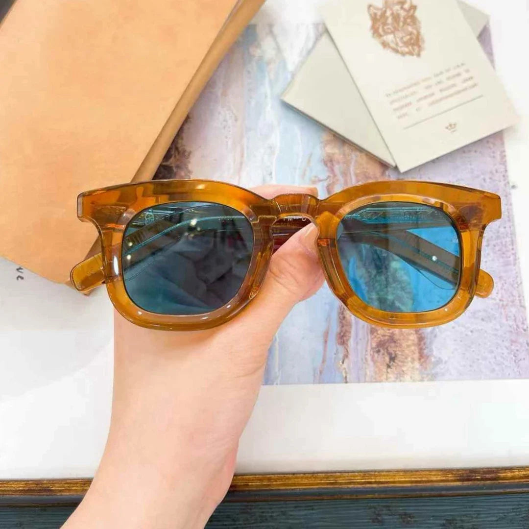 Jacques Marie Mage DEVAUX Inspired sunglasses thick acetate retro square