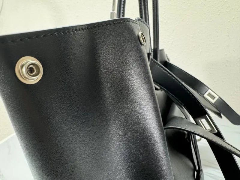 Designer cow split leather large capacity shoulder women bag