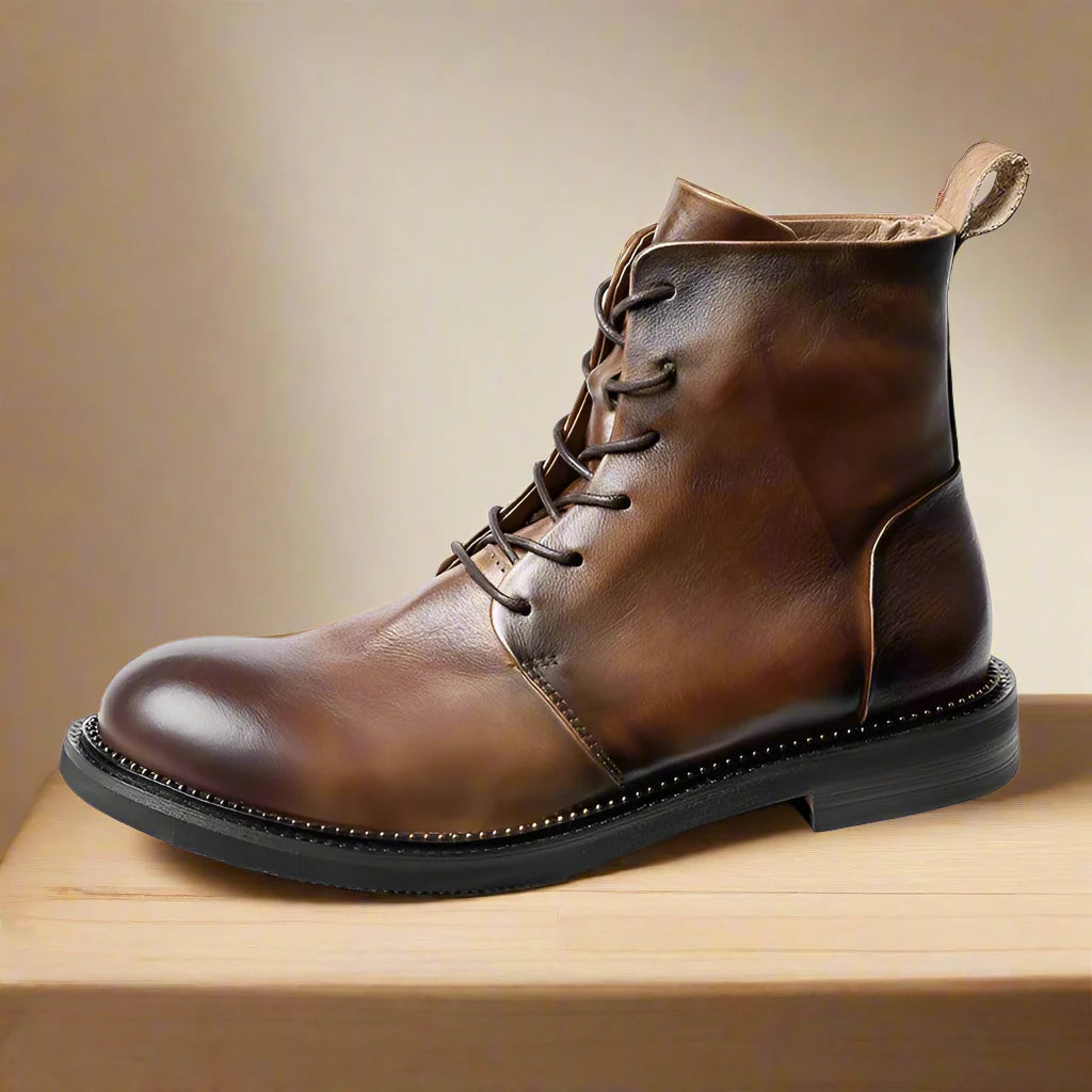 Handmade high quality soft leather boots in British style