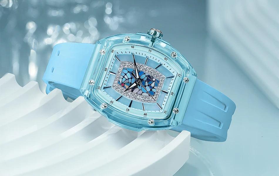 Dubai watch fashion crystal quartz wristwatch precious gift for girls