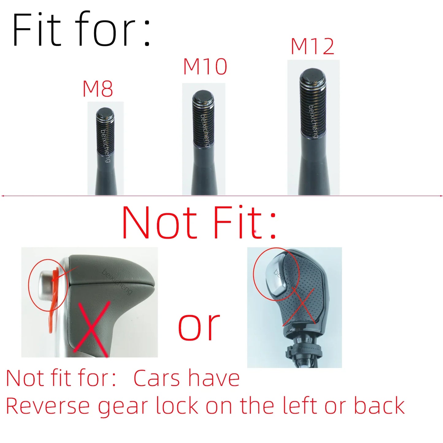 Universal Crystal lighting gear shift knob lever stick handball for cars lover