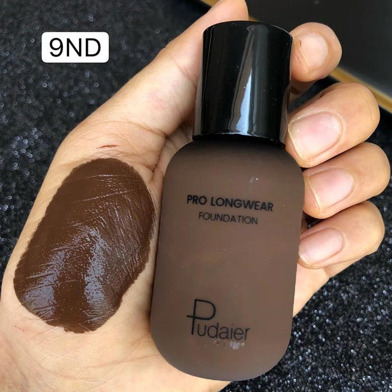 Face liquid foundation makeup waterproof base whitening cover dark circle