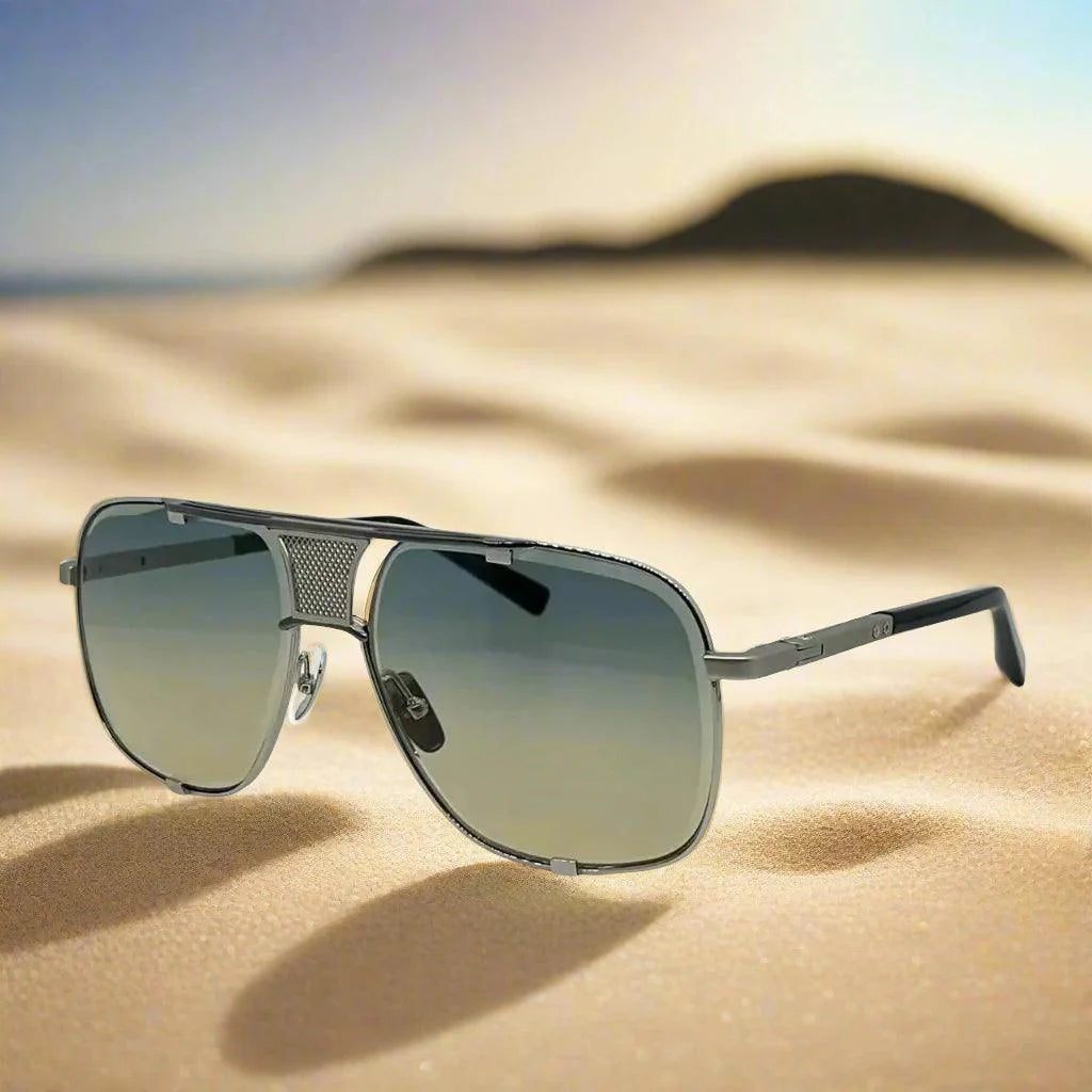 Mach five high quality titanium fashionable sunglasses