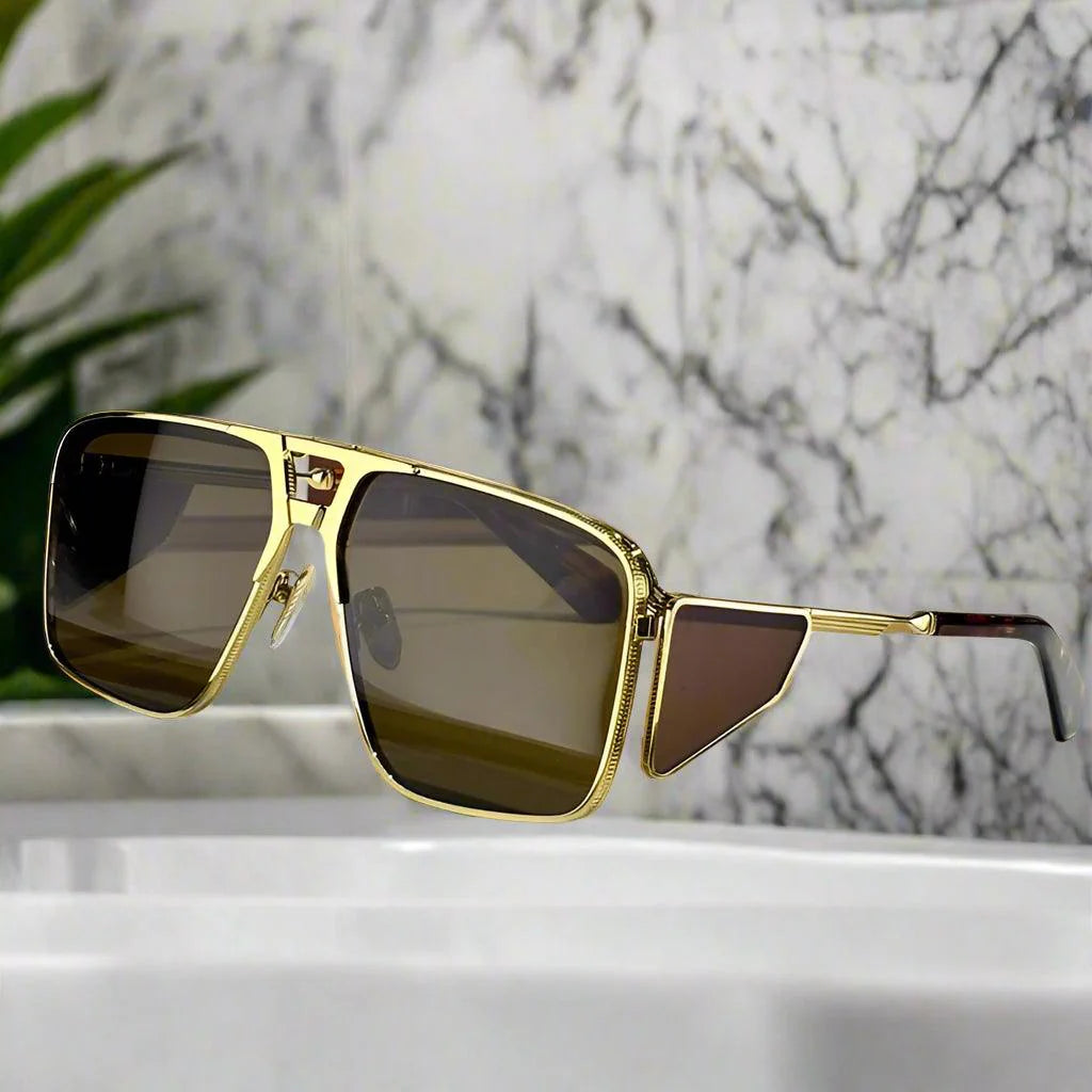 JACQUE MARIE MAGE,Assen alloy handmade sunglasses classical vintage