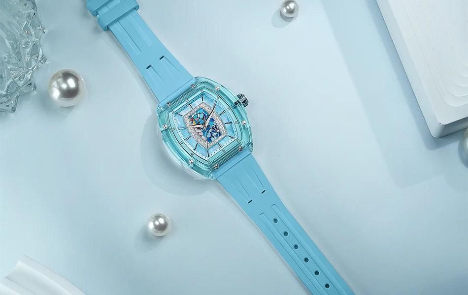 Dubai watch fashion crystal quartz wristwatch precious gift for girls