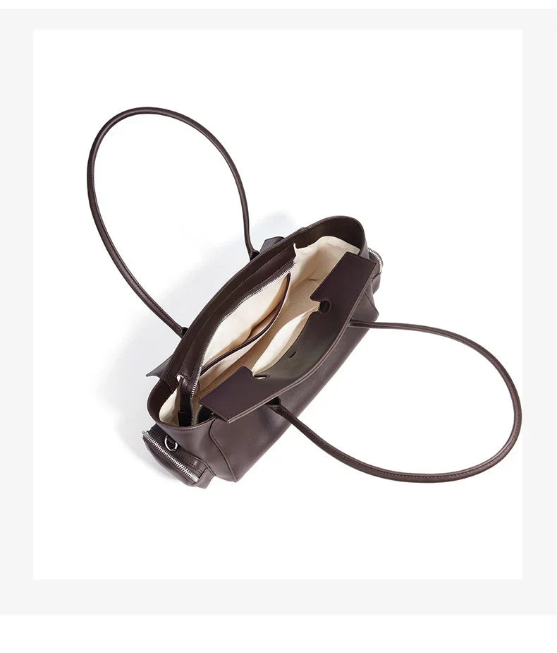 ARI women large capacity shoulder handbag – multi-pocket underarm bag for daily use