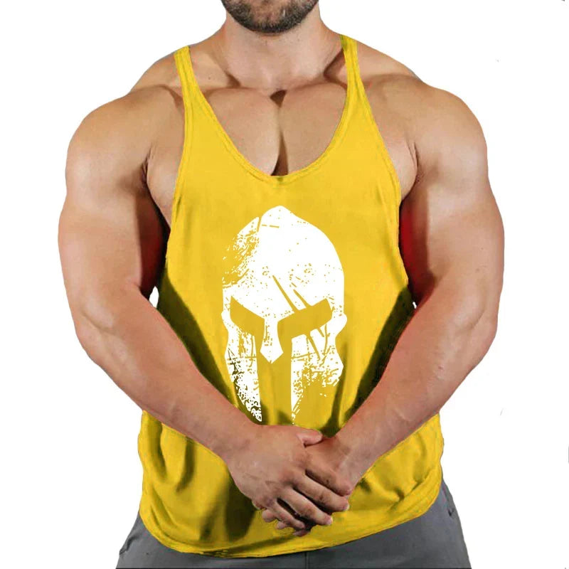 Men gym stringer tank – muscle workout vest for fitness
