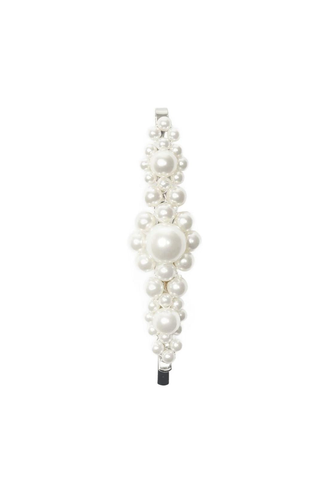 Large Flower  Hair Accessorie - Simone Rocha - Pearl - Pearl