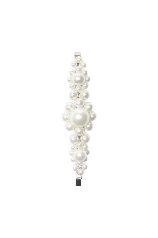 Large Flower  Hair Accessorie - Simone Rocha - Pearl - Pearl