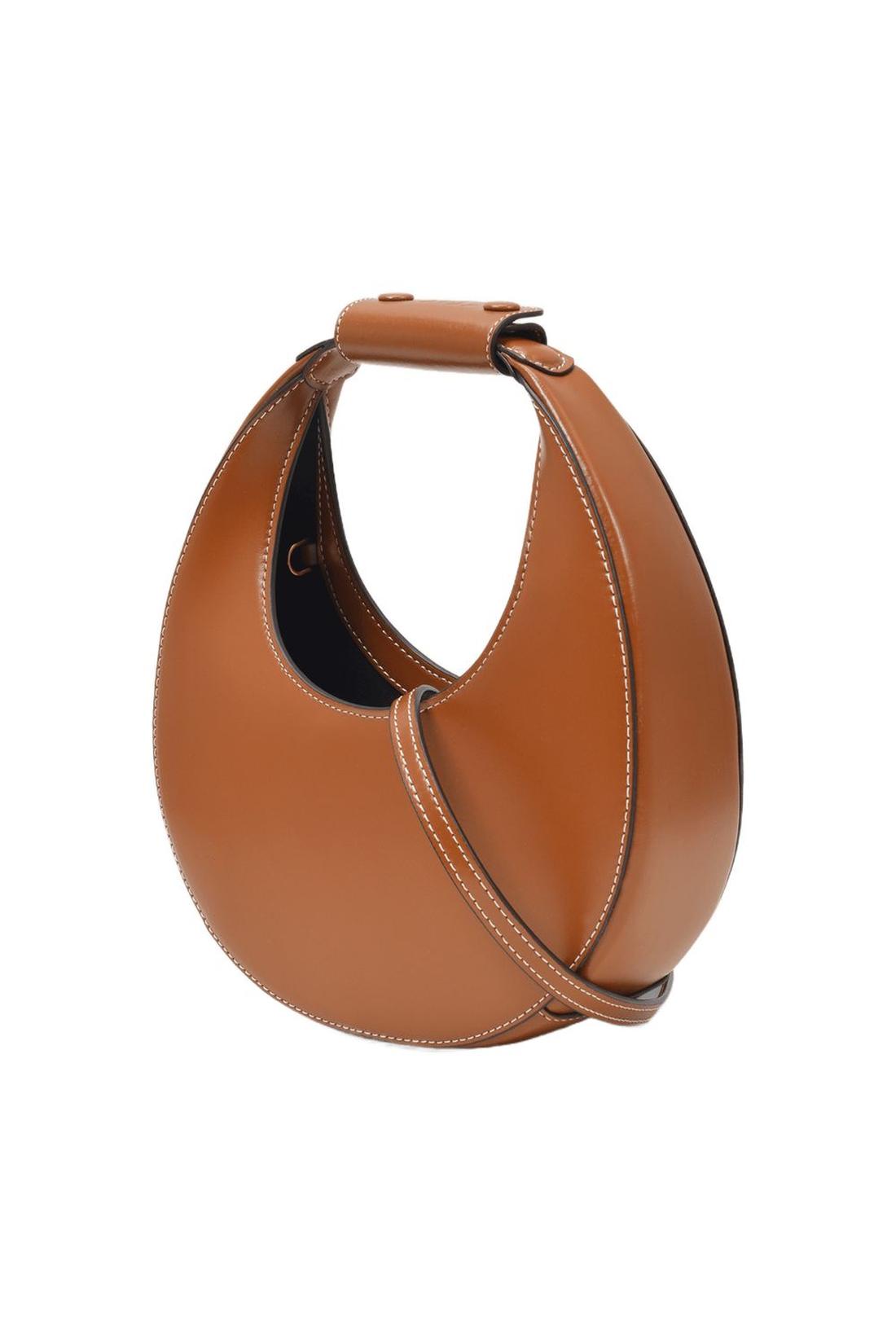 Mini Moon  Handbag - Staud - Tan - Leather
