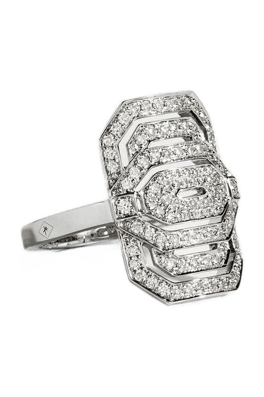 Ring My Way Mini aus Silber und Diamanten