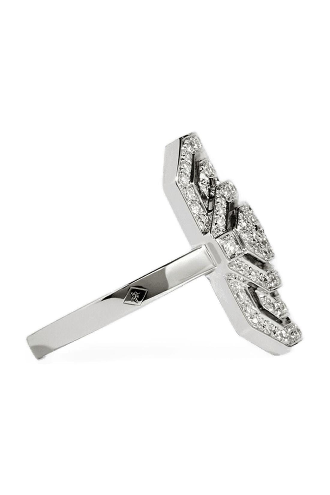 Ring My Way Mini aus Silber und Diamanten