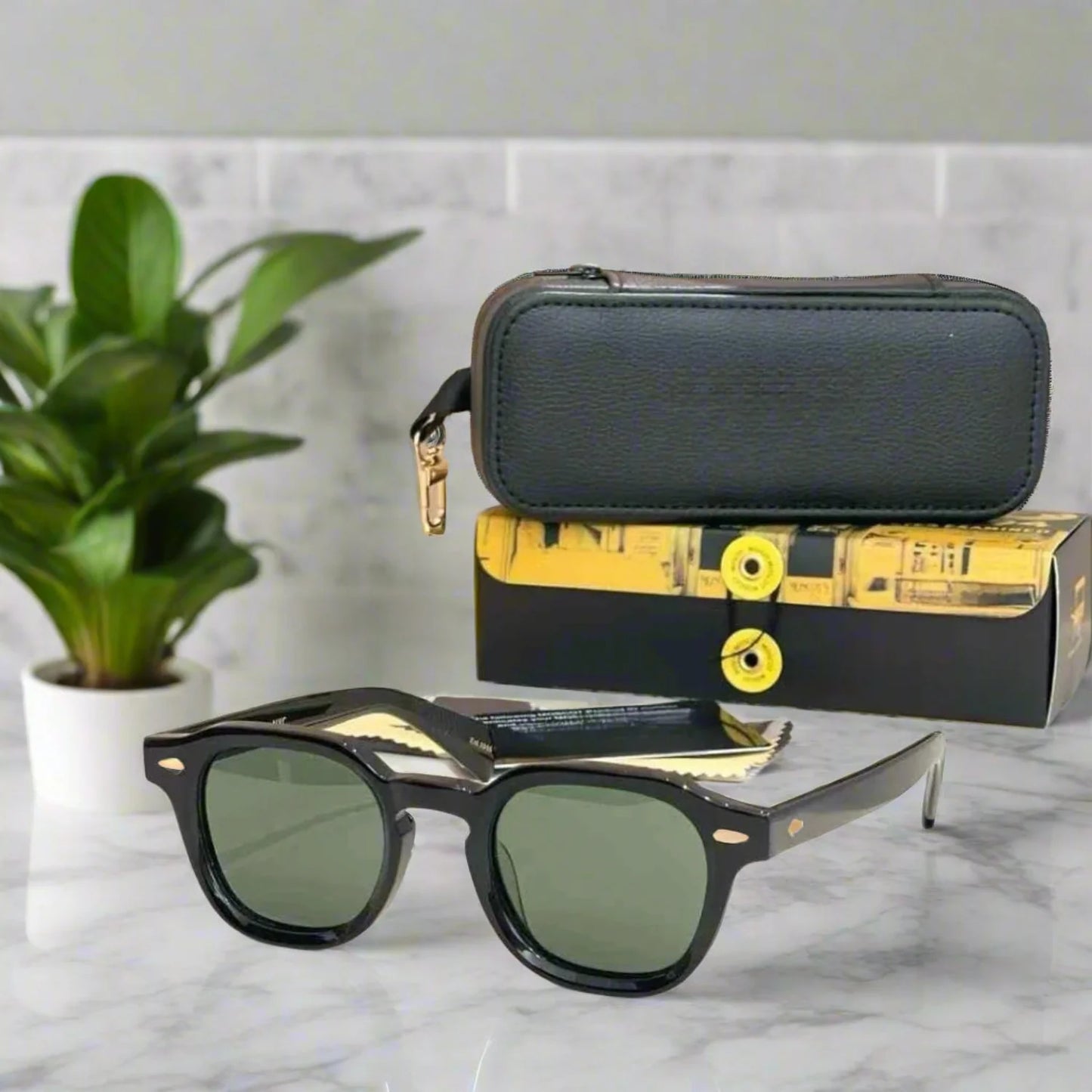Moscot Dolt premium polarized sunglasses luxury retro design