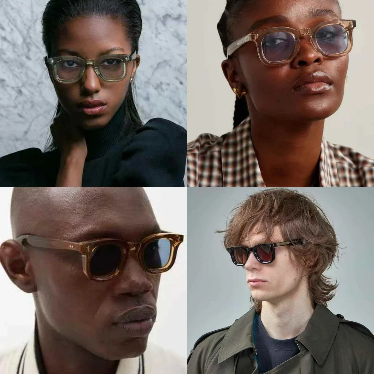 Jacques Marie Mage DEVAUX Inspired sunglasses thick acetate retro square