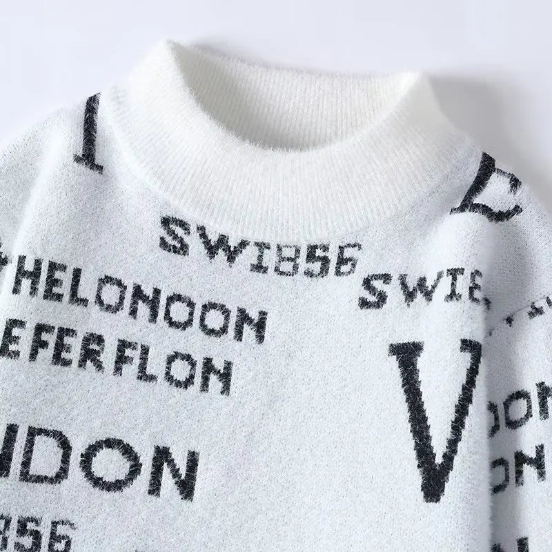 Sweater warm high quality top fashion pullover