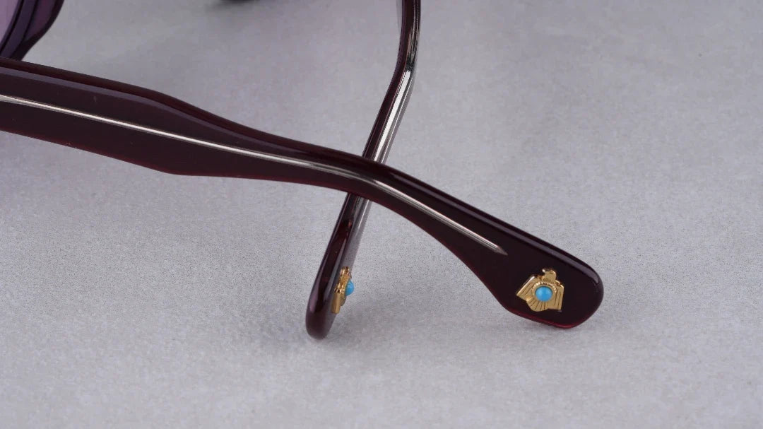 Jacques Marie Mage RED CLOUD Solid thick and old money type sunglasses