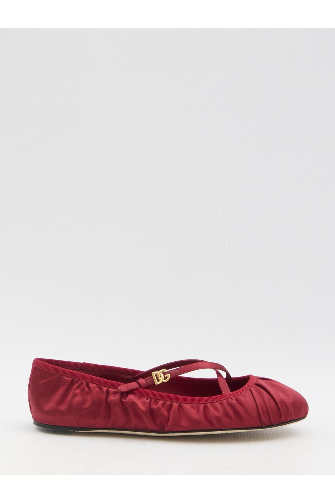 Satin ballerinas