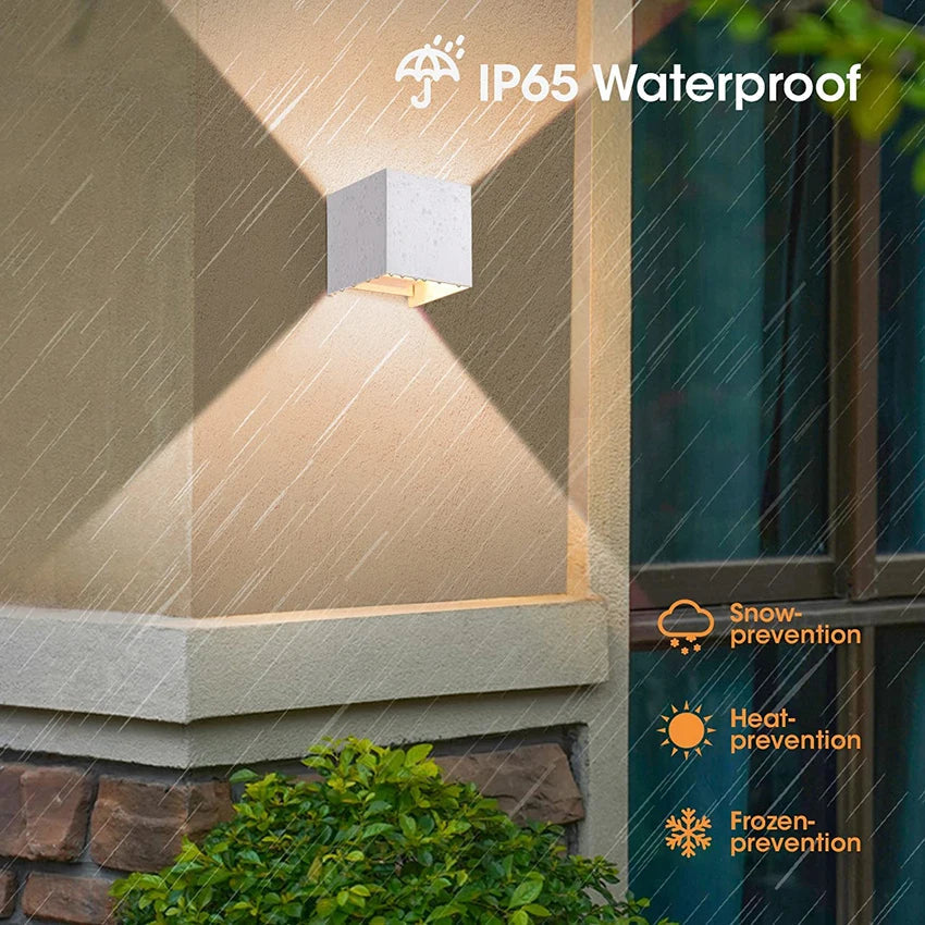LED Wall Lamp IP65 – Waterproof Indoor/Outdoor Wall Light