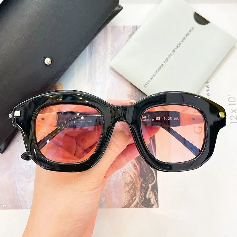 Kuboraum maske J1 premium sunglasses thick acetate classical design lenses