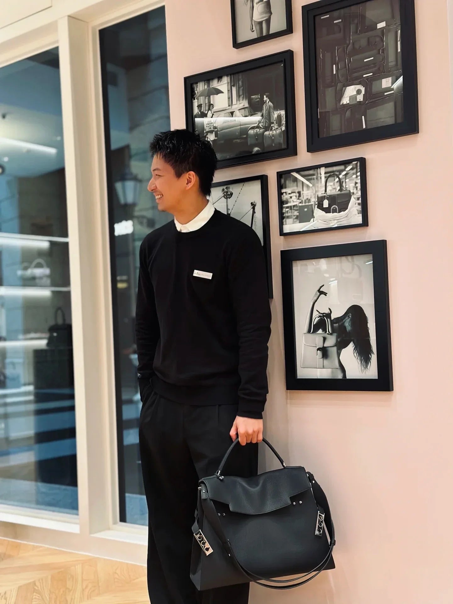 ARI luxury soft cowhide leather shoulder bag classic fashion