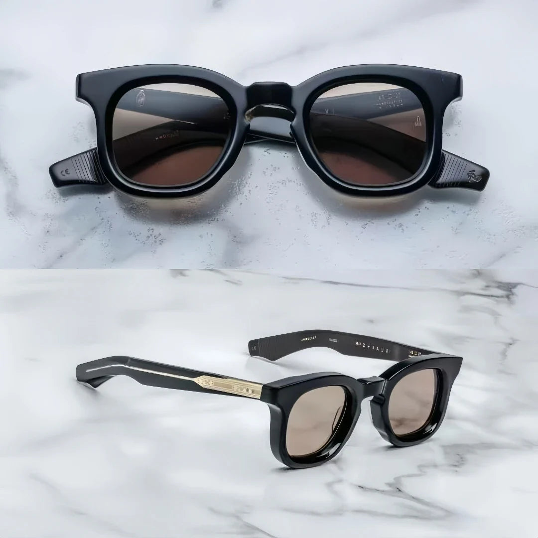 Jacques Marie Mage DEVAUX Inspired sunglasses thick acetate retro square