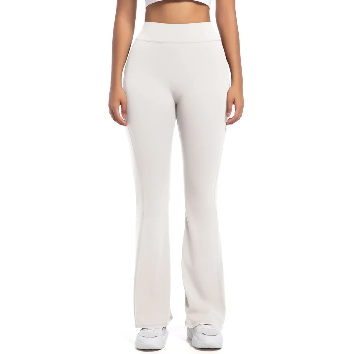 Women Flare pocket leggings high waist Breathable street style