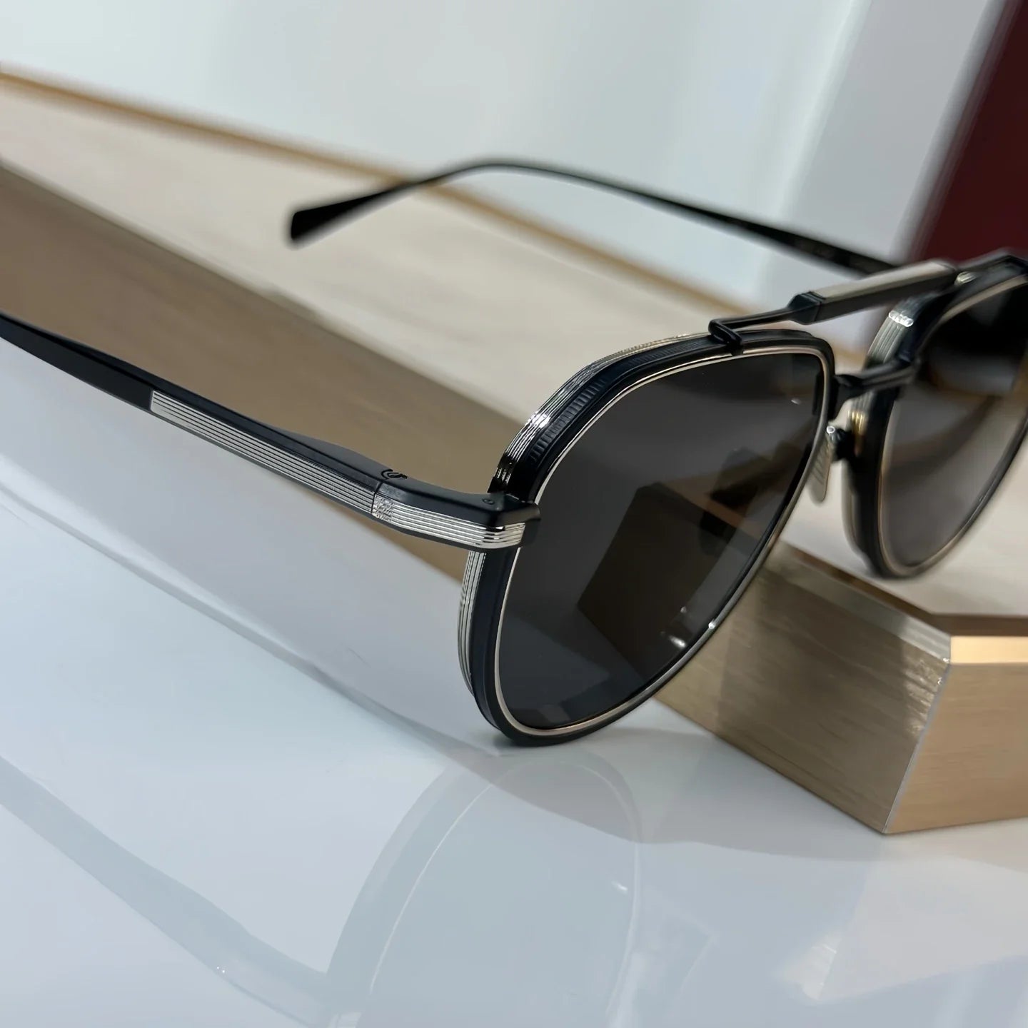 Jacques Marie Mage COMMANDER sunglasses bold premium titanium frame