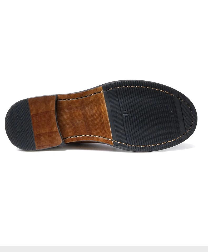 Handmade high quality soft leather boots in British style