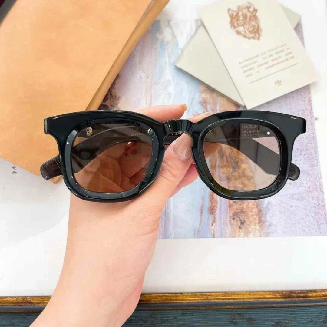 Jacques Marie Mage DEVAUX Inspired sunglasses thick acetate retro square