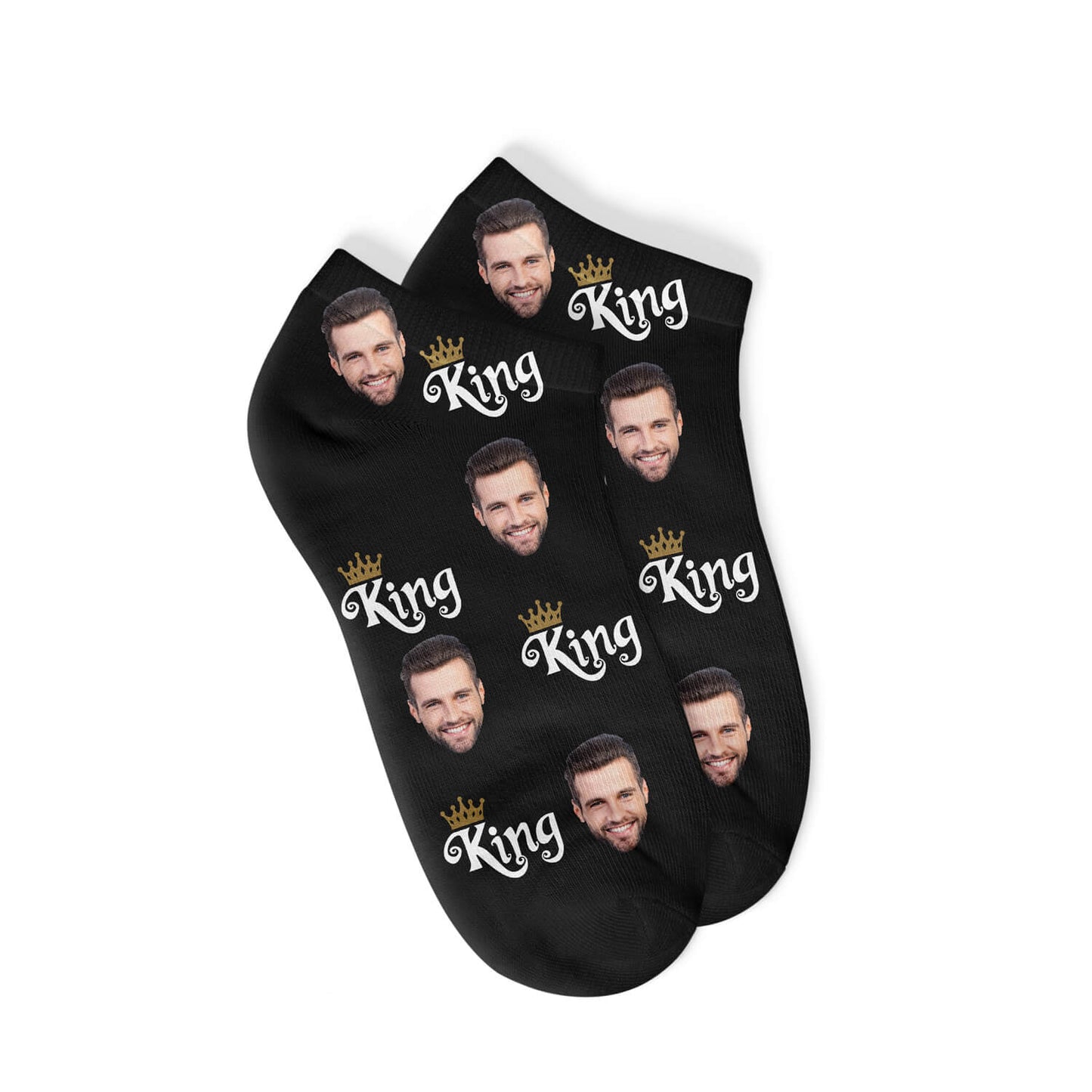 Personalisierte King Sneakersocken