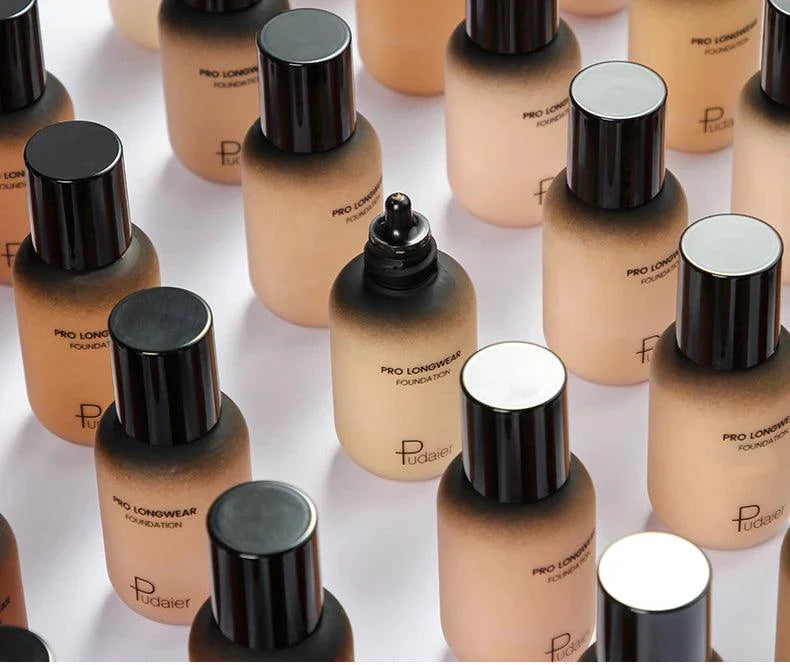 Face liquid foundation makeup waterproof base whitening cover dark circle