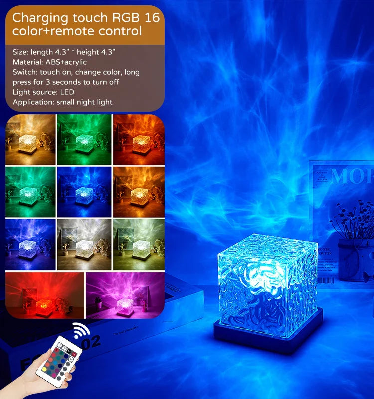 Aurora light projector – mood lamp for bedroom, bar, or restaurant