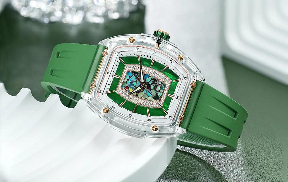 Dubai watch fashion crystal quartz wristwatch precious gift for girls