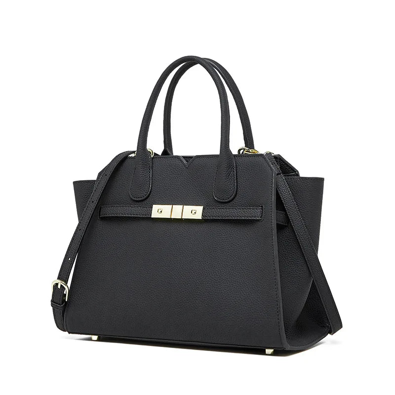 Modern leather tote for women functional & fashionable design