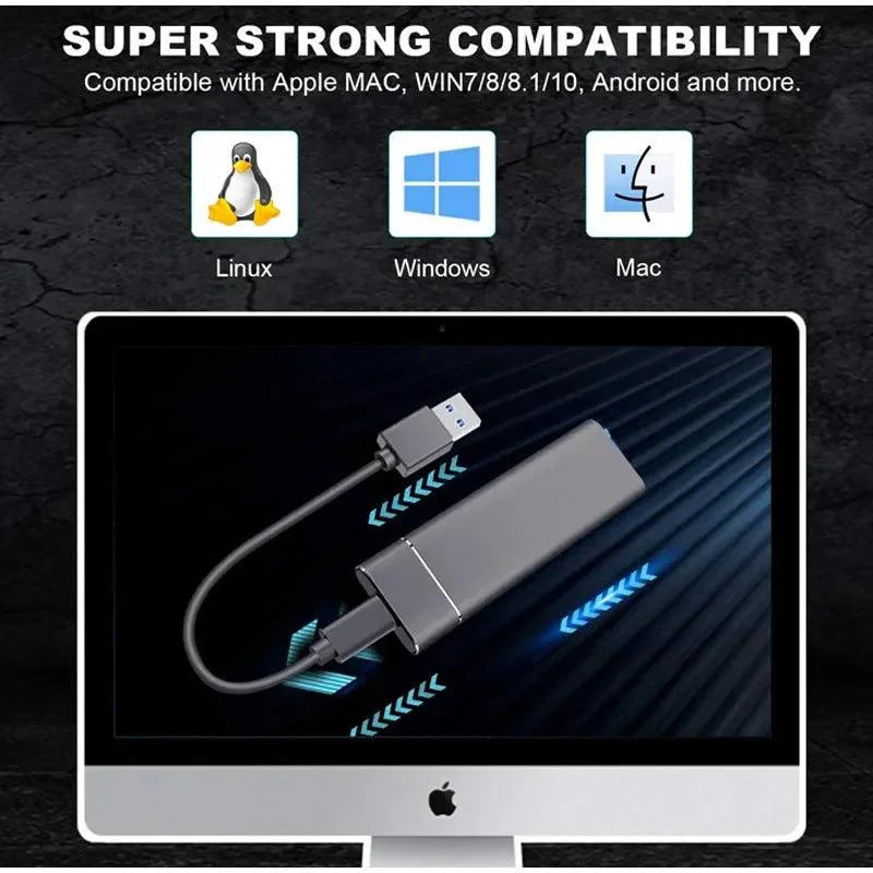 64 TB high speed mini portable external ssd for laptops phones