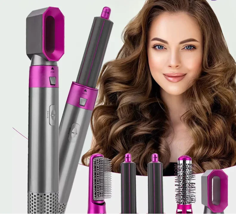 5 in 1 Hair set professional curling iron hair straightener styling