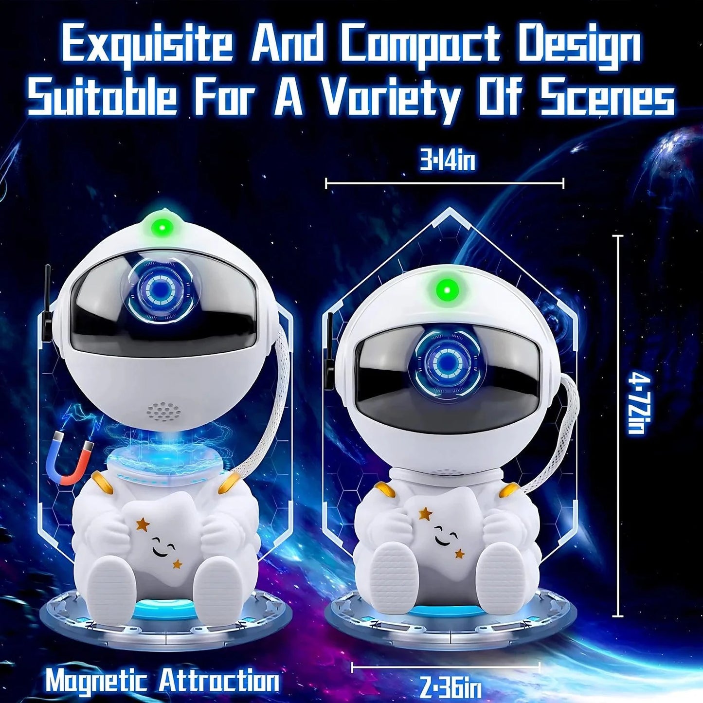 Astronaut galaxy star led light ceiling lamp for kids rooms & home decoration