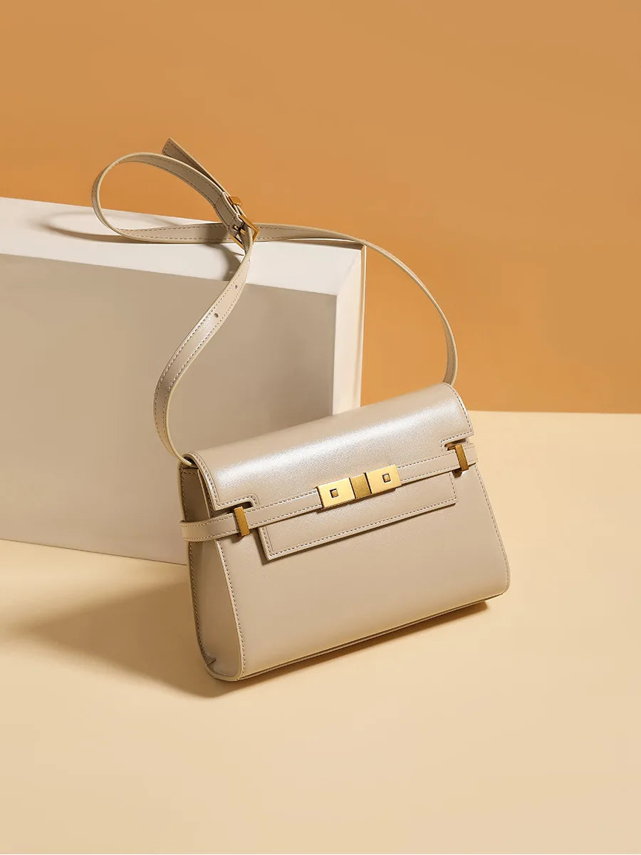 Premium genuine leather bag for women handmade luxury shoulder