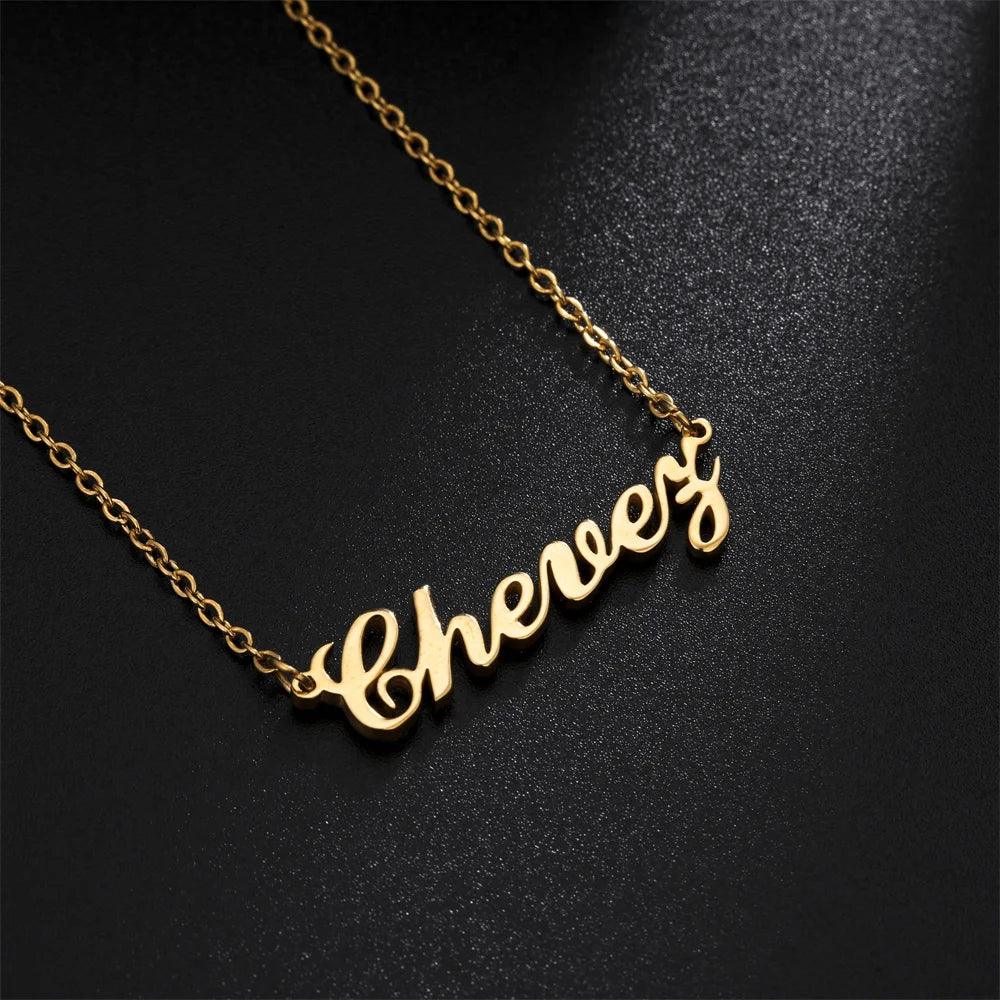 Your name on Necklace  Stainless Steel Jewelry