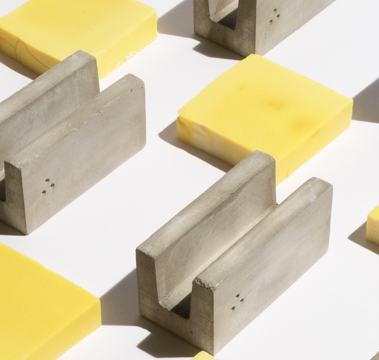 Seifenhalter mit Naturseife im Paket | funktionale Seifenschale für langlebige Seife