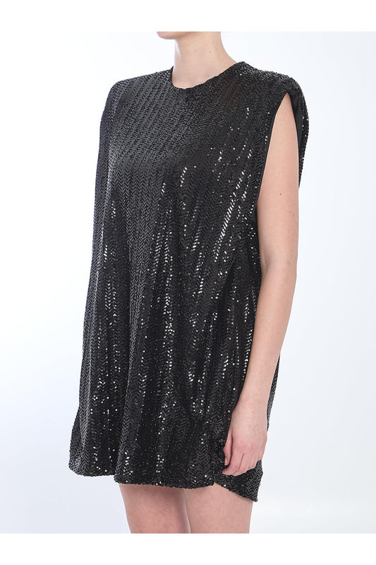 Sequined mini dress