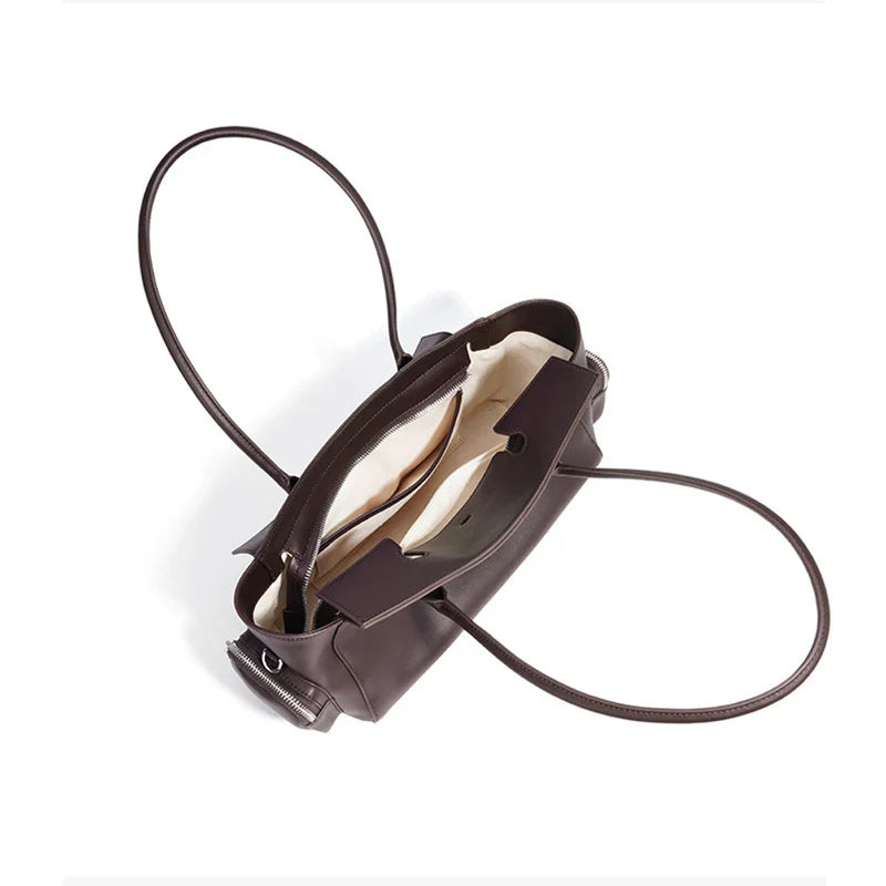 ARI women large capacity shoulder handbag – multi-pocket underarm bag for daily use