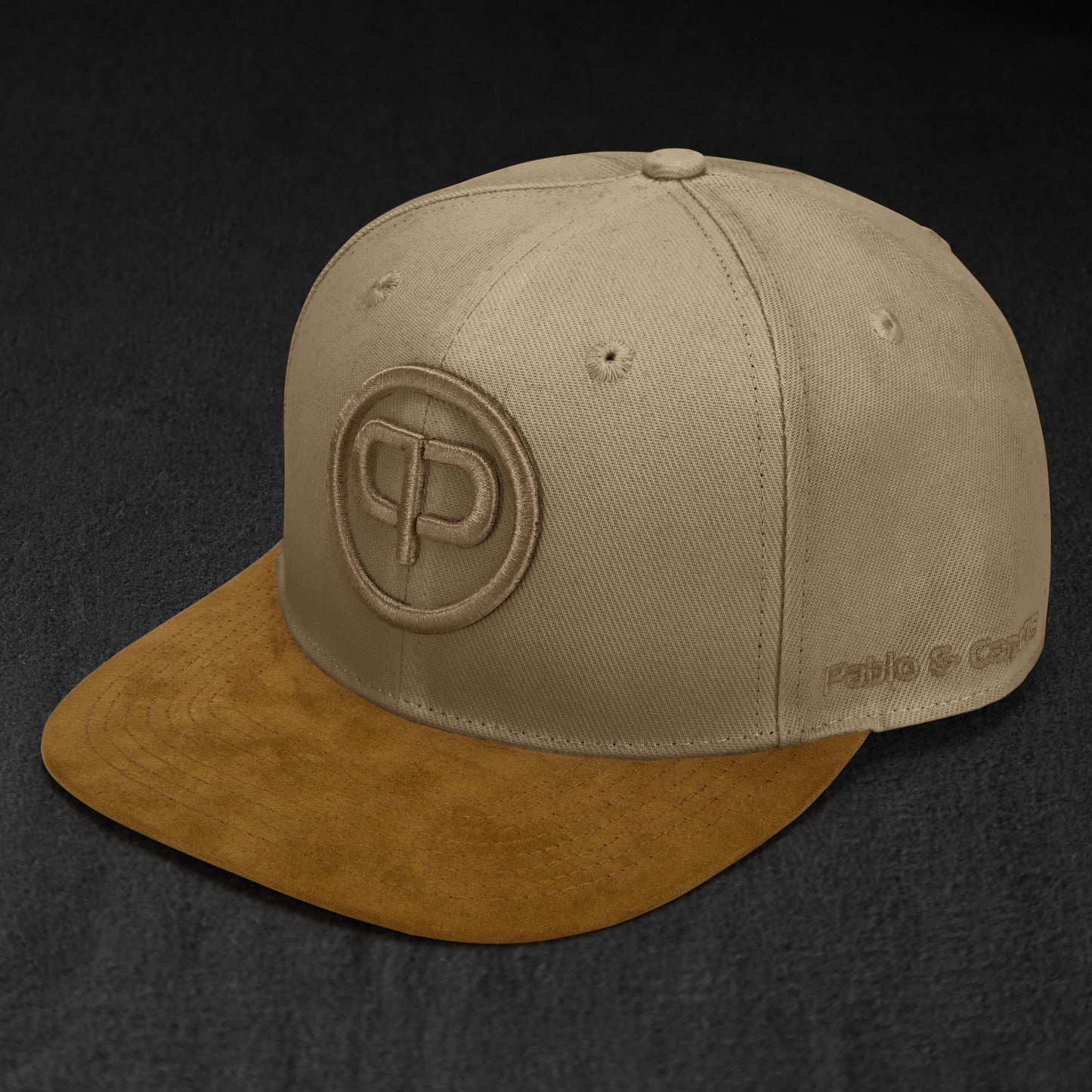 Snapback Cap - All Sand & Suede