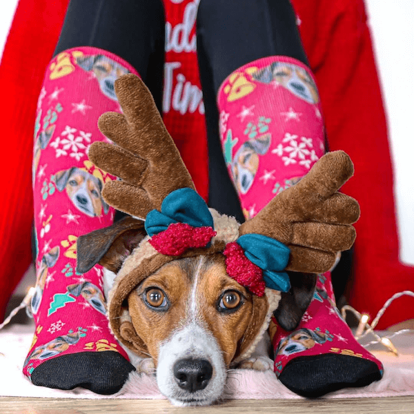 Personalisierte Weihnachtszeit Sneakersocken