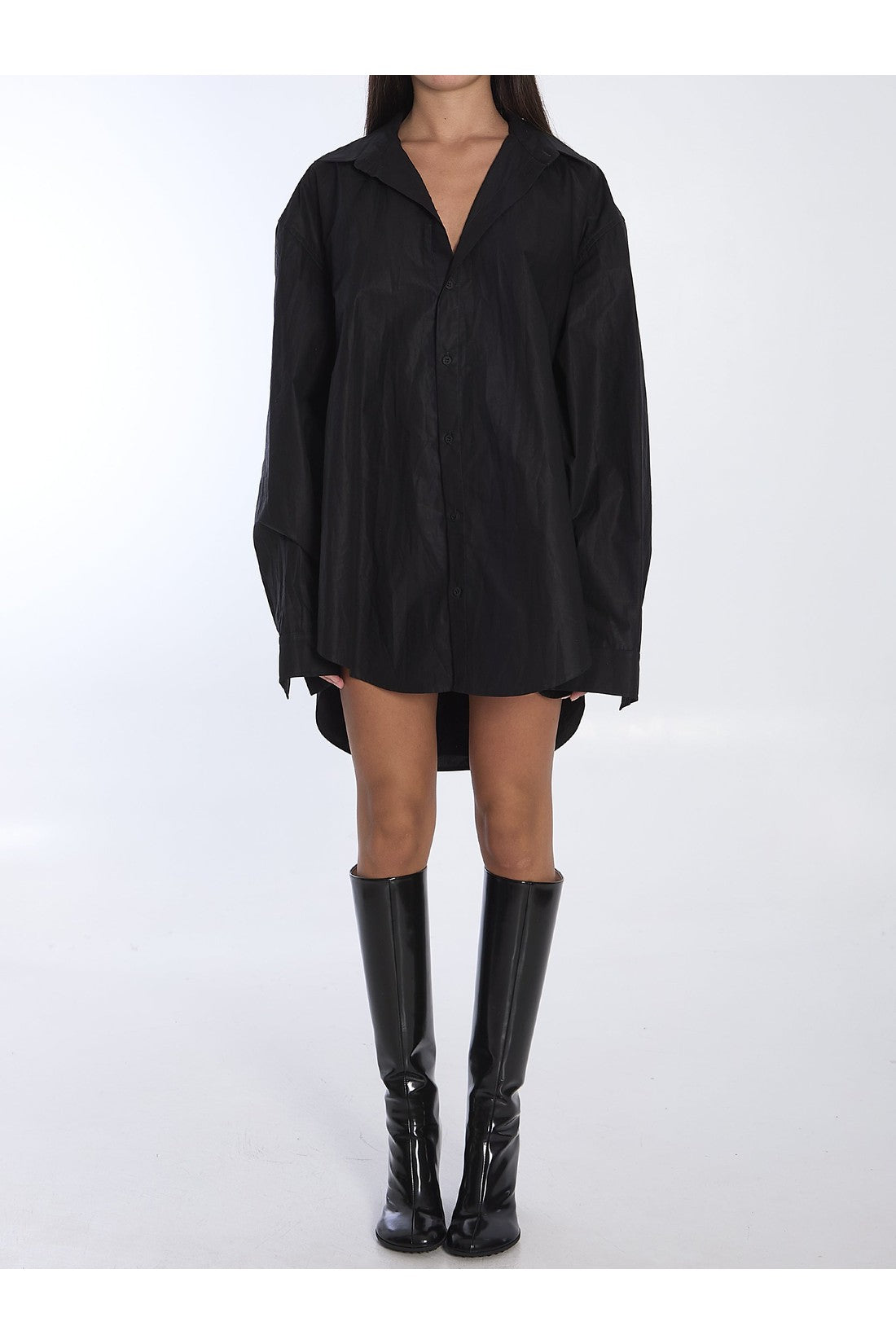 Suspended shirt dress